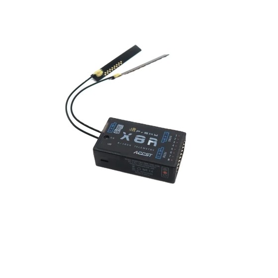 FrSky Taranis Compatible X8R 16-Channel 2.4ghz 4V-10.0V ACCST&RSSI&SBUS Easy to Use for RC Drone